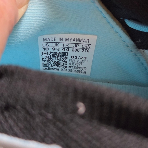 Adidas Blue and Black Messi Craxy Fast Athletic Shoes Sleek Design Size 10 - Picture 8 of 8